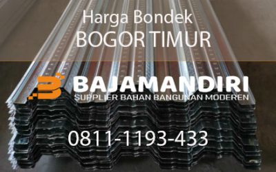Harga Bondek Bogor Timur